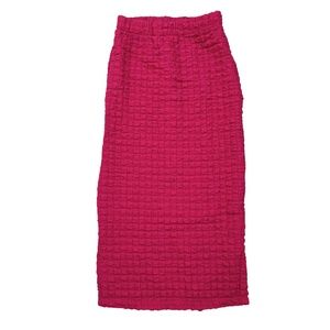 Urban Outfitters Bubble Midi Skirt Pink Small